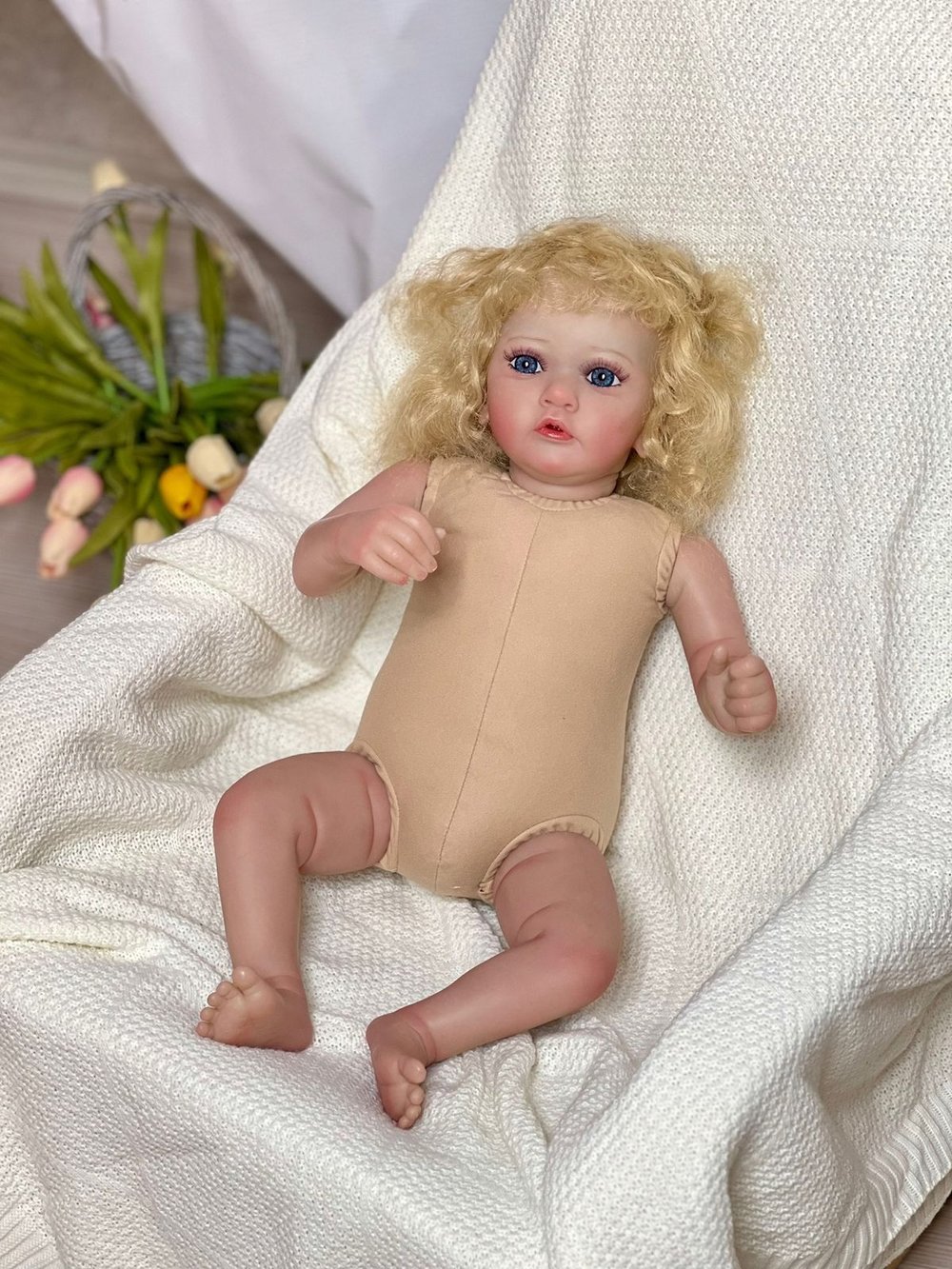 Кукла Реборн мягконабивная 60см (FA-954)