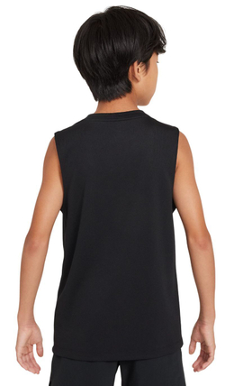 Футболка для мальчика теннисная Nike Boys Multi Dri-FIT Sleeveless Shirt