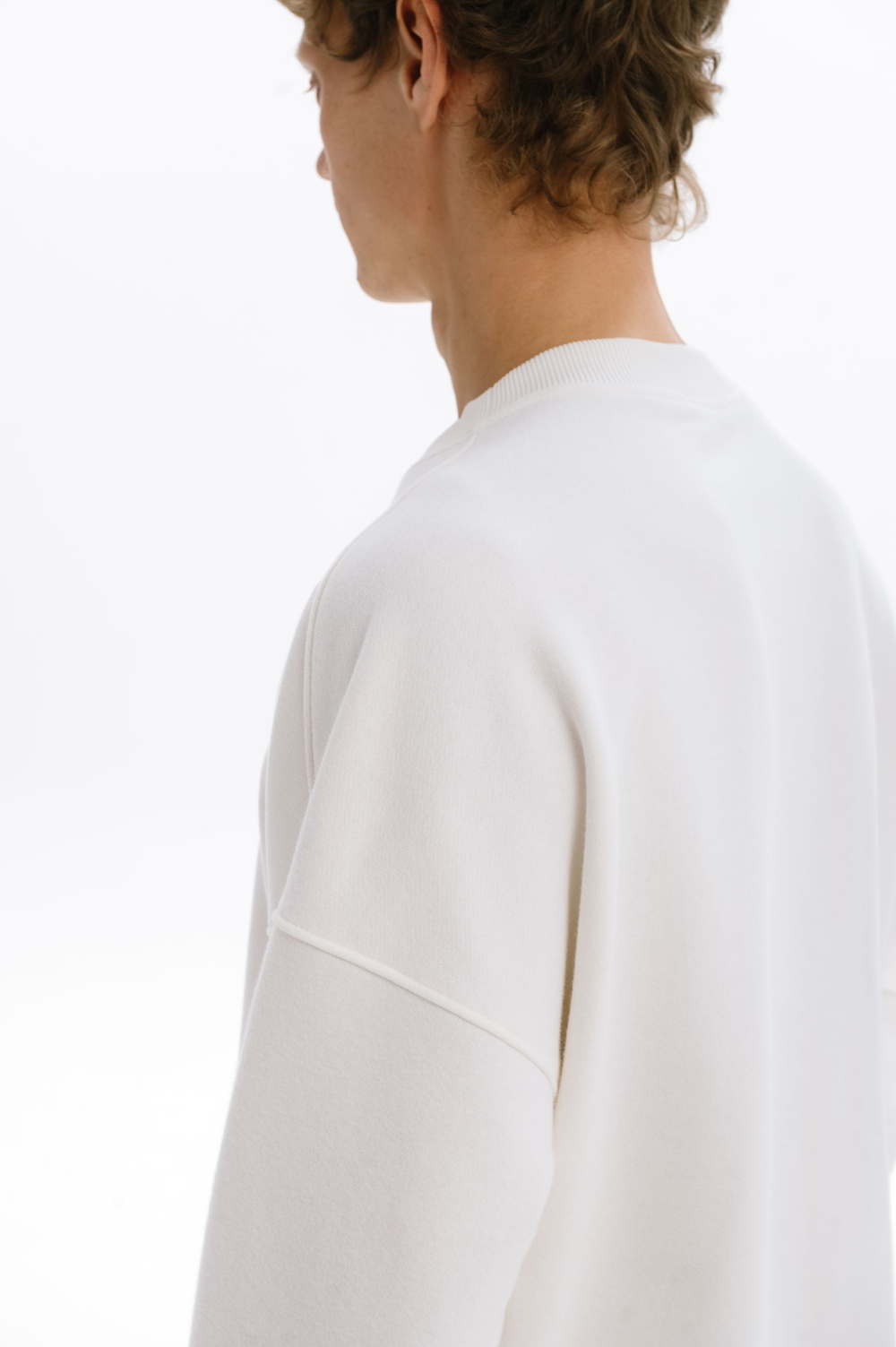 Толстовка Mazzika Unisex удлиненная, цвет молоко