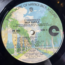 Винтажная виниловая пластинка LP Deep Purple Stormbringer (USA 1974) Soldier Of Fortune