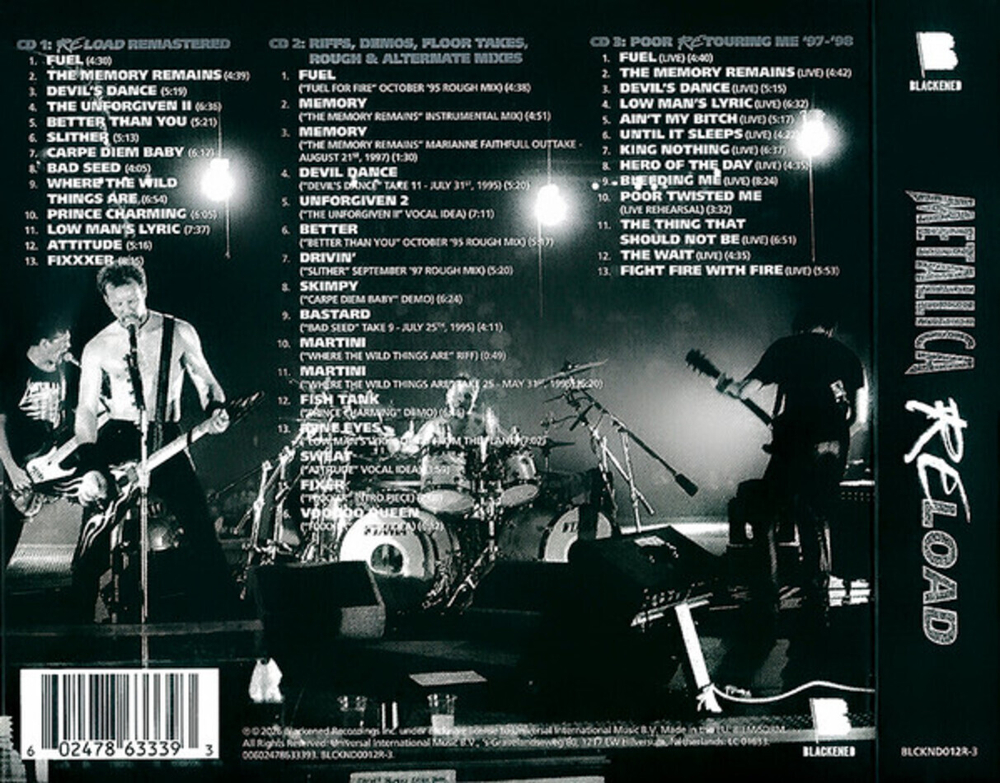 Metallica / Reload (Deluxe Edition)(3CD)