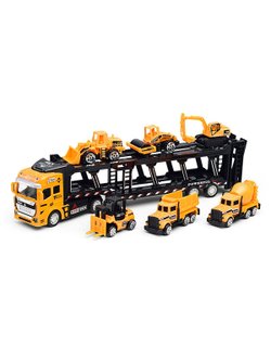 Набор детский Автовоз со строительной техникой (2212-1E)