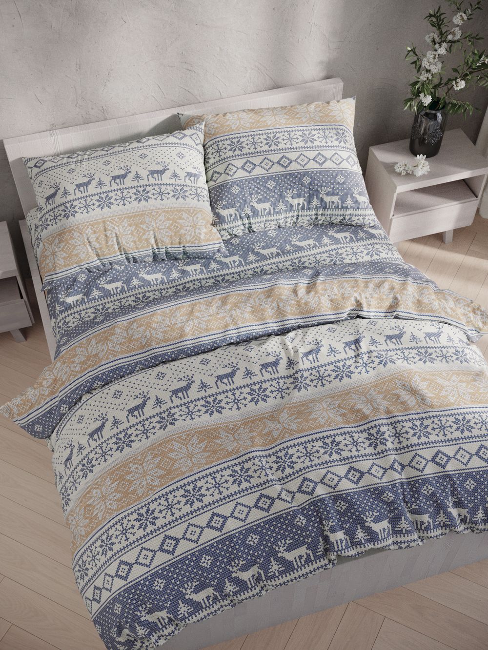 Наволочка 1шт Сказка "Скандинавия" 50х70 см