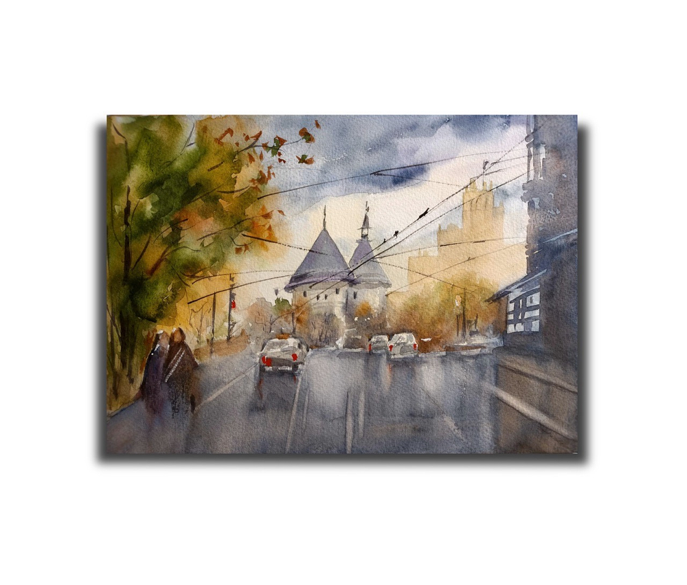 Утро в городе
