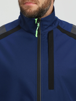 Куртка ProfLineLeader (тк.Софтшел), синий/черный