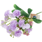 Искусственные цветы «Весеннее вдохновение» Гвоздика 30см цвет сиреневый