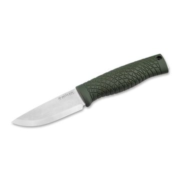 Нож Boker 121518 Bronco Mini CPM3V Green Scandi с клинком из стали CPM 3V, рукоять TPE