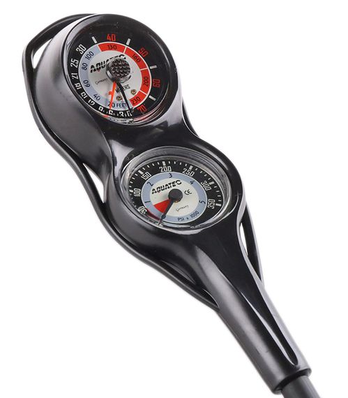 Консоль двухприборная Aquatec Compact (манометр 350 бар + глубиномер)