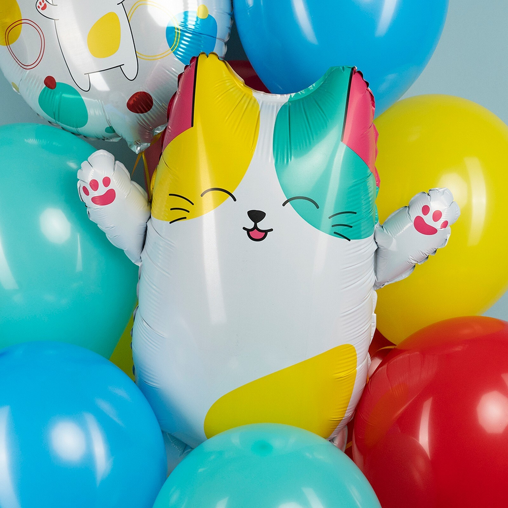 Фольгированный шар-фигура «Котик Лапочка», 69 см