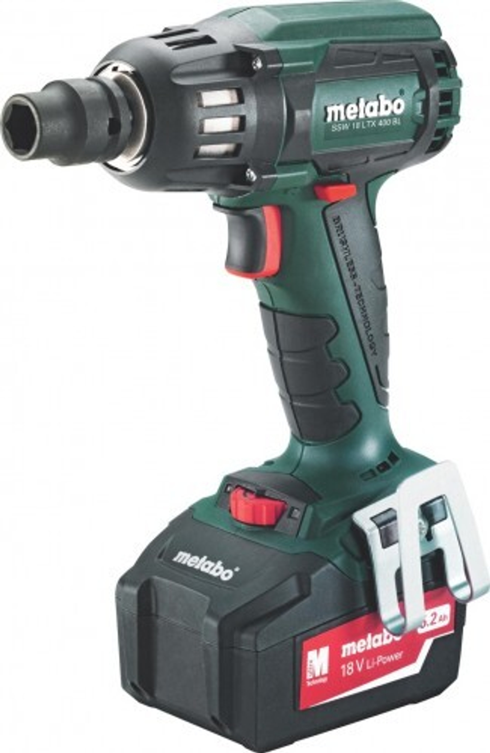 Гайковерт аккумуляторный METABO SSW 18 LTX 5,2 Ач 400 BL ударный, бесщеточный 602205650