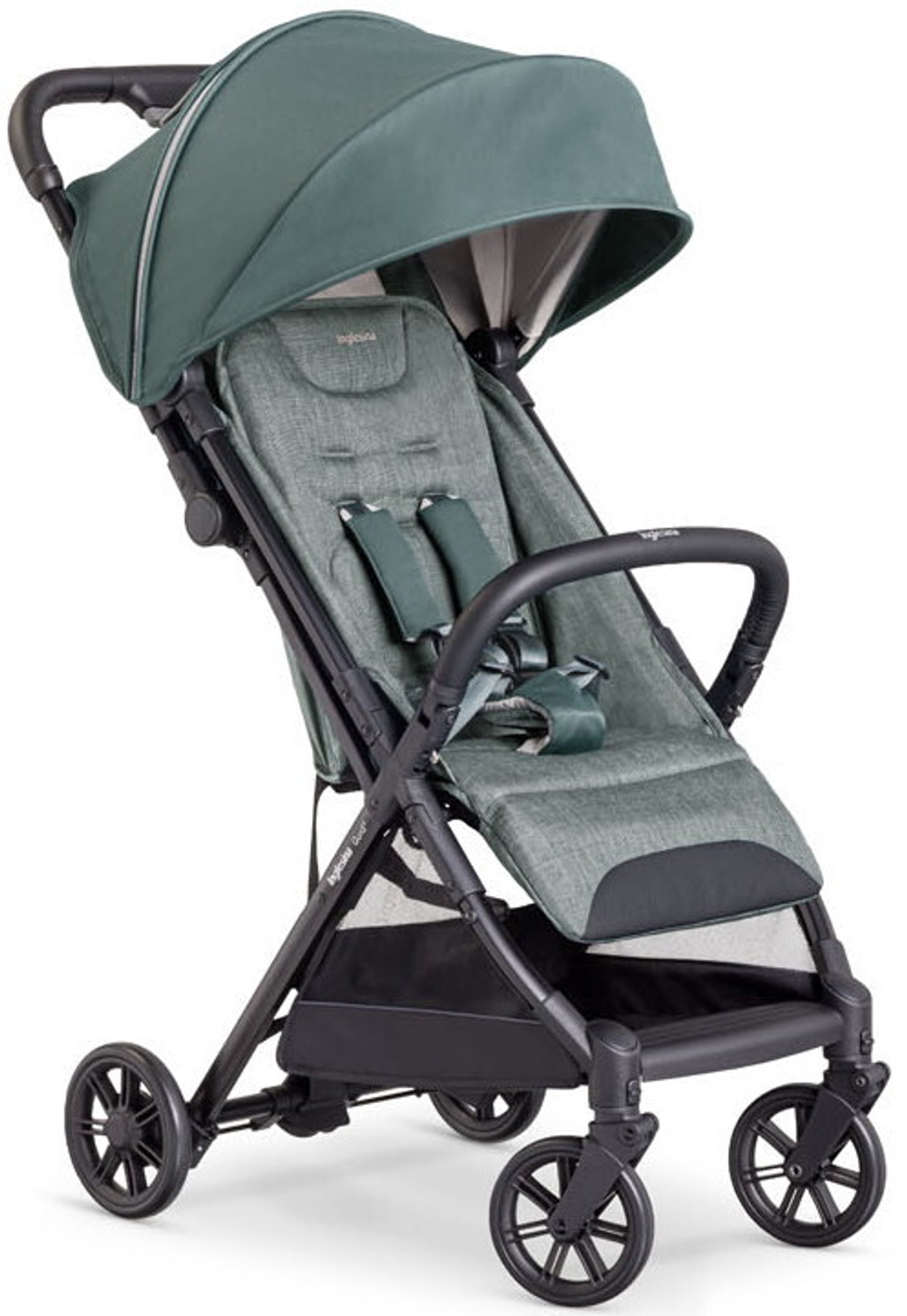 Детская прогулочная коляска Inglesina Quid 2 с накидкой для ног 2024 Elephant Grey