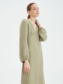 Платье ГРЭЙС оливкового цвета