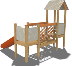 Детский городок Ростов Vector ДГ103.00.1.10 для игровых площадок 3-7 лет