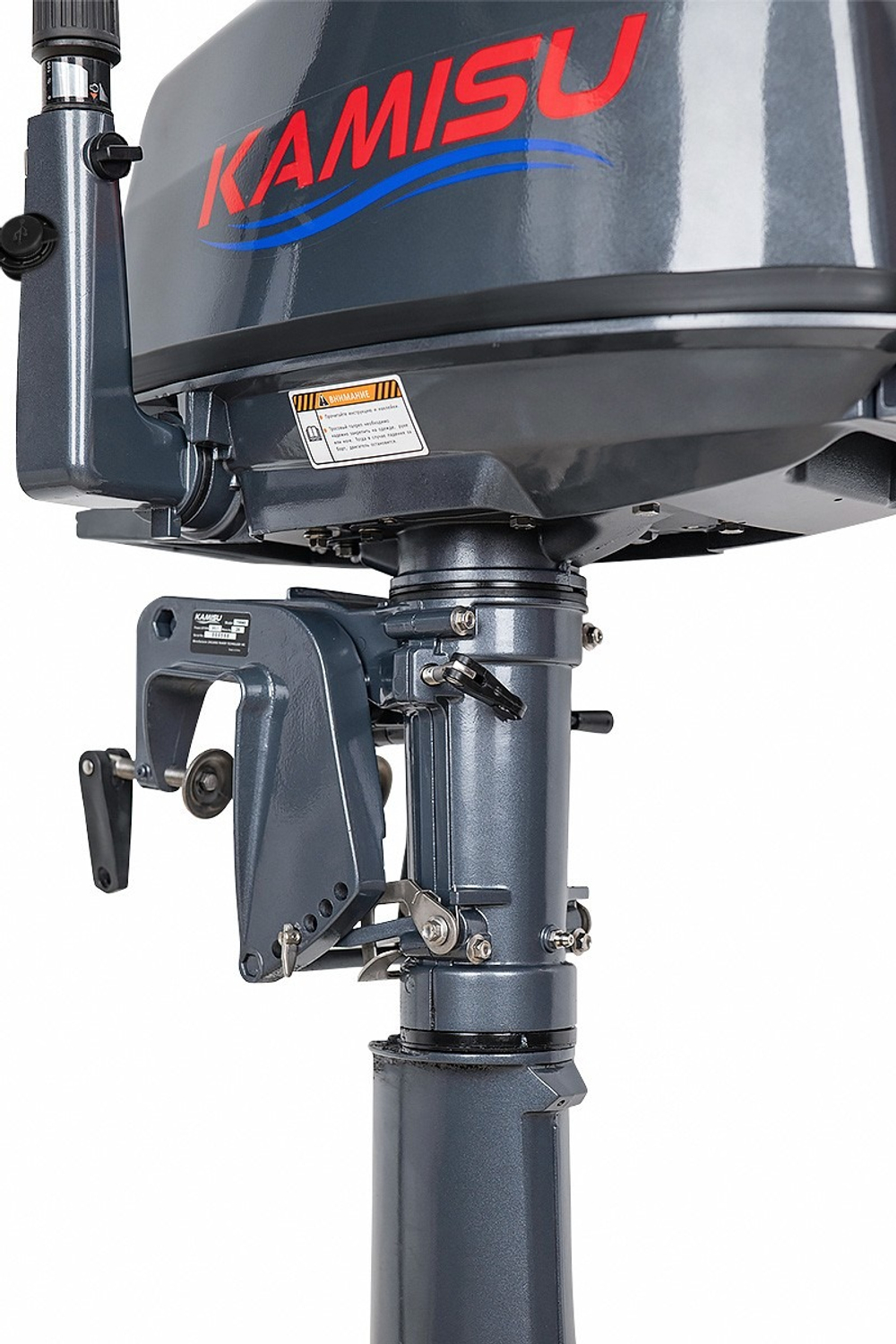 Лодочный мотор KAMISU T 6.8 BMS, 2-х тактный (USB+сч.моточасов)