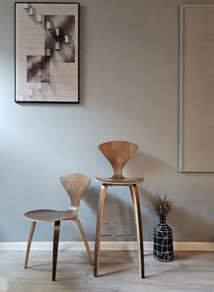 Барный стул Cherner, орех