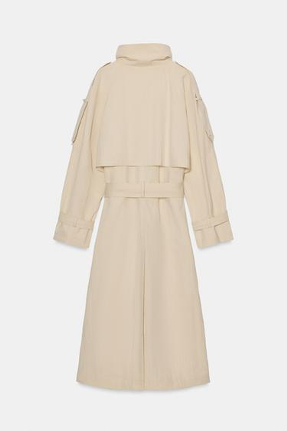 ZW COLLECTION ТРЕНЧКОТ С ВЕРТИКАЛЬНЫМ ВОРОТНИКОМ - ZARA