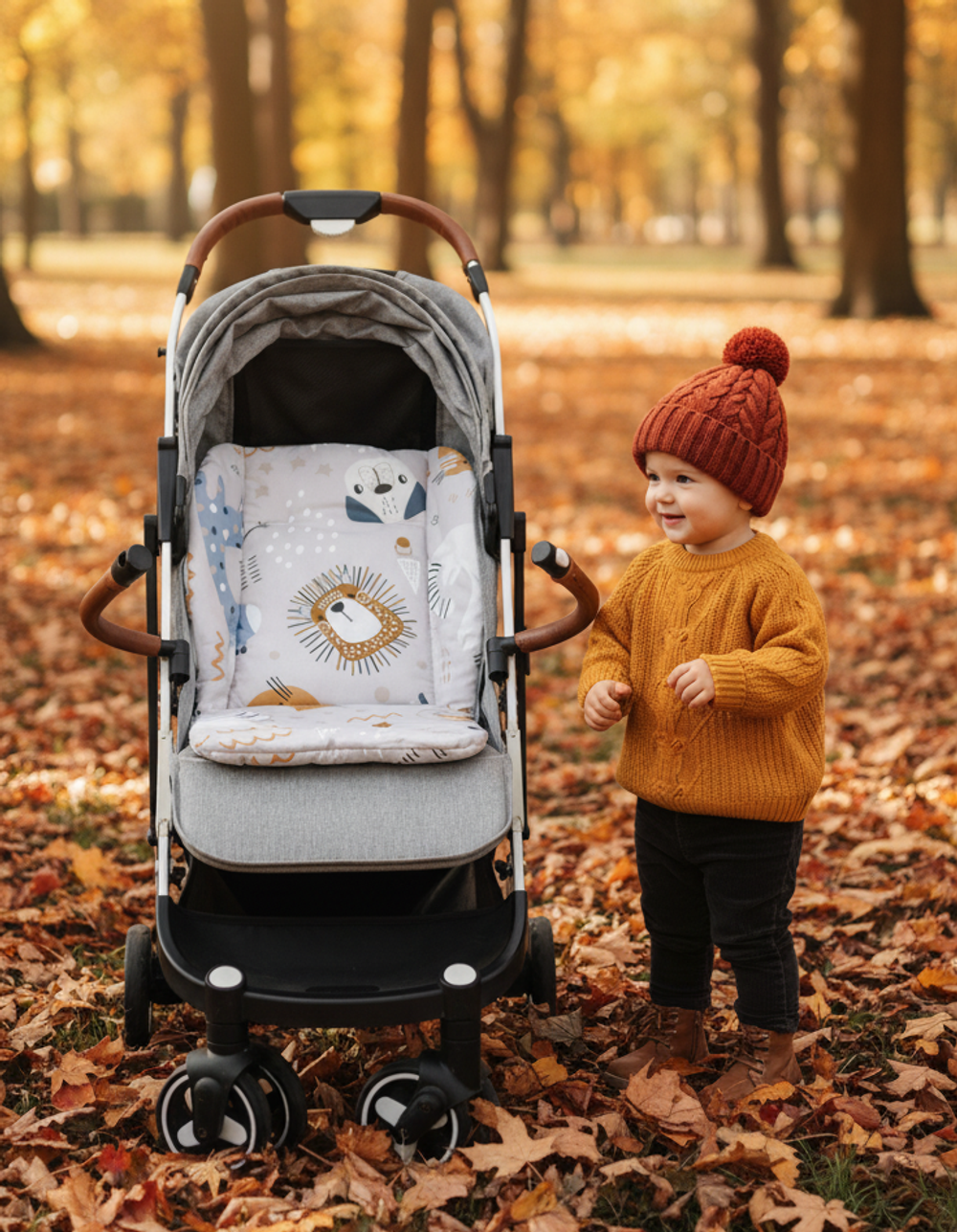 Вкладыш - матрасик в стульчик для кормления, коляску, качели