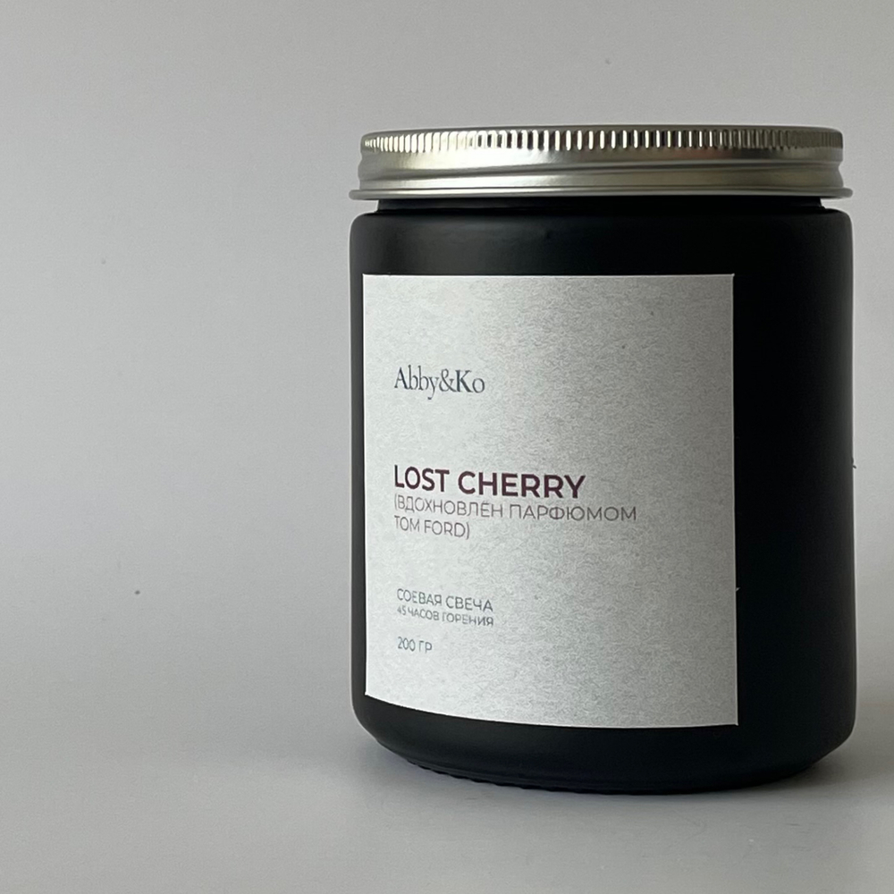 Cвеча Lost cherry вдохновленная парфюмом Tom Ford (200 гр)