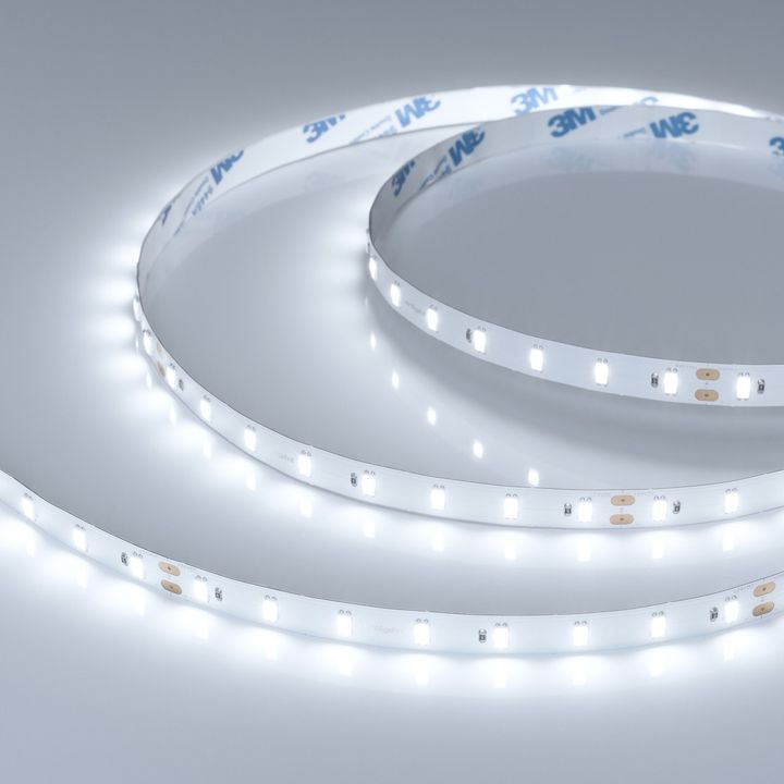 Светодиодная лента Arlight 14,4W/m 64LED/m 5630SMD холодный белый 5M Ultra-C64-10mm 24V White6000 037457