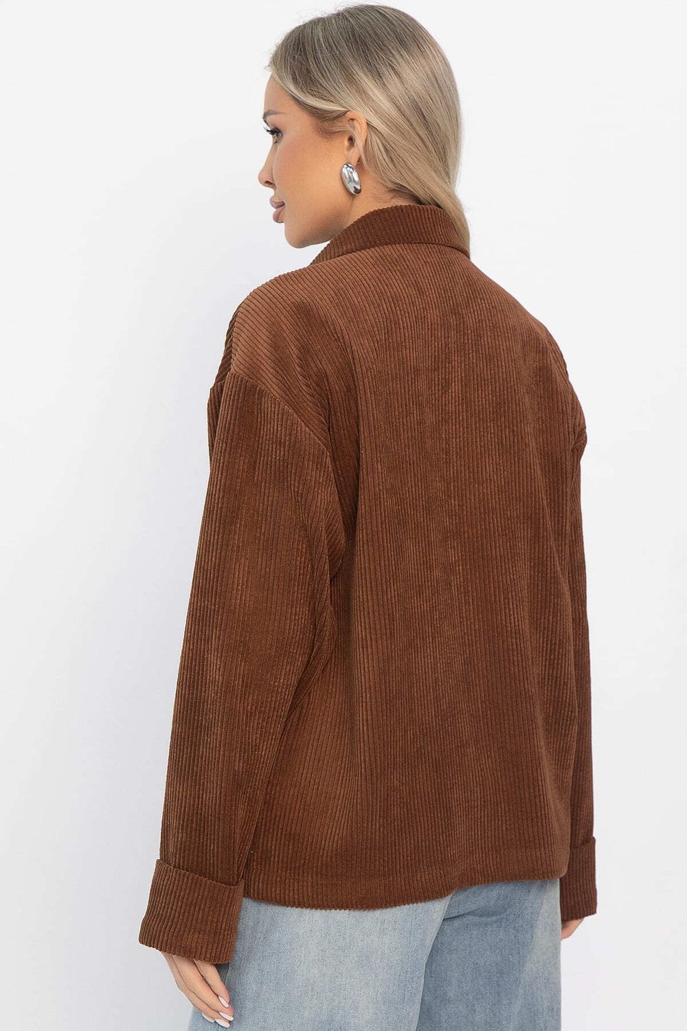 Жакет вельветовый Реджина (коричневый) Б14563-9М LT Collection