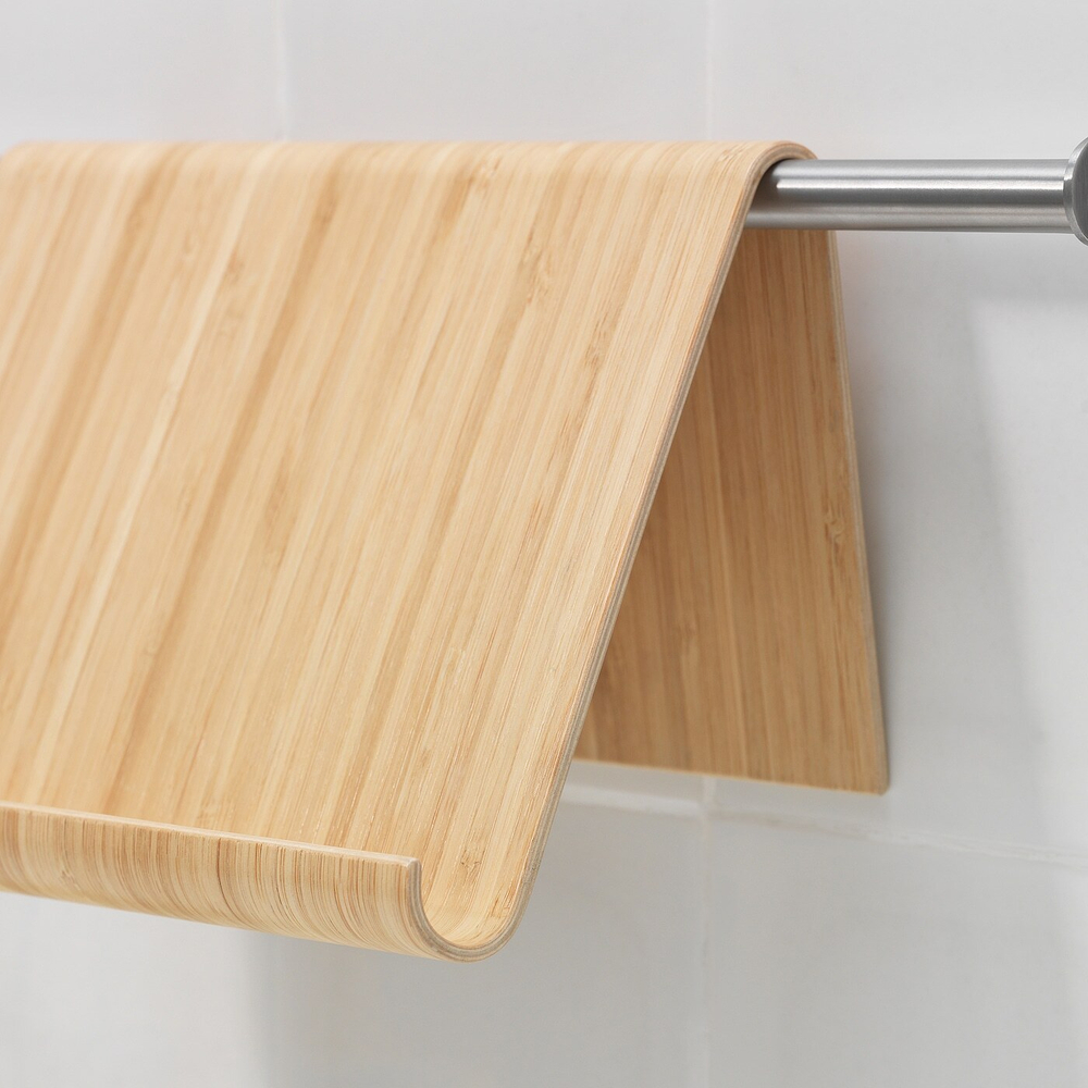 IKEA VIVALLA  (ИКЕА ВИВАЛЛА)  -  Подставка для планшета, бамбуковый шпон, 26x17 см