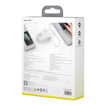 Зарядное устройство + Внешний аккумулятор Baseus 2in1 Quick Charger & Power Bank GaN Charger C+C 10000mAh 45W - White