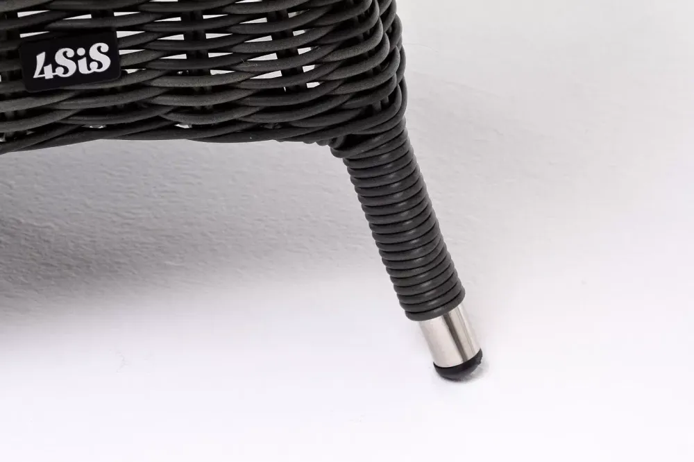 "Равенна" кофейный стол из искусственного ротанга, цвет графит