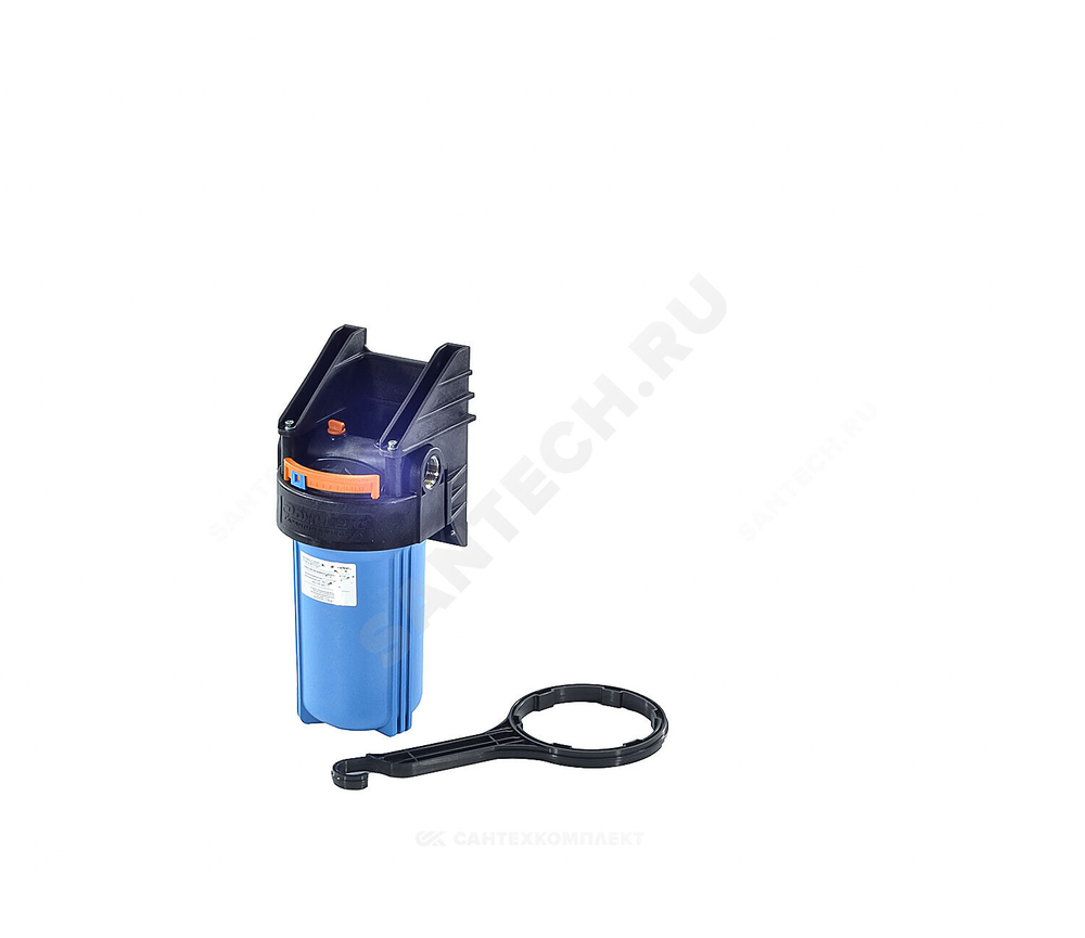 Корпус фильтра 1 М 1" ВР Ру10 1-ст без картриджей Big Blue 20" Джилекс 9059