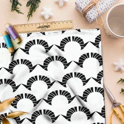 Ткань Барби черно-белая деликатность