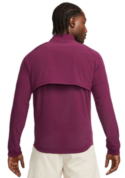 Мужская теннисная кофта Nike Court Dri-Fit Rafa Jacket - bordeaux/ice peach/white