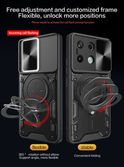 Чехол с кольцом Big Ring Case для Poco X6 5G