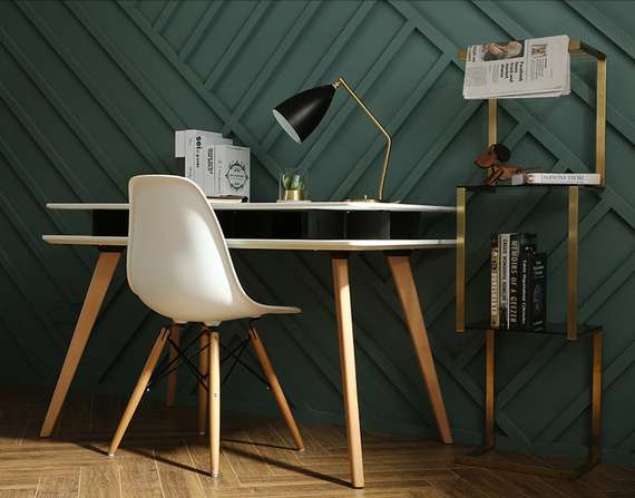 Письменный стол Norman 120x70 белый | Купить в Hallberg.ru