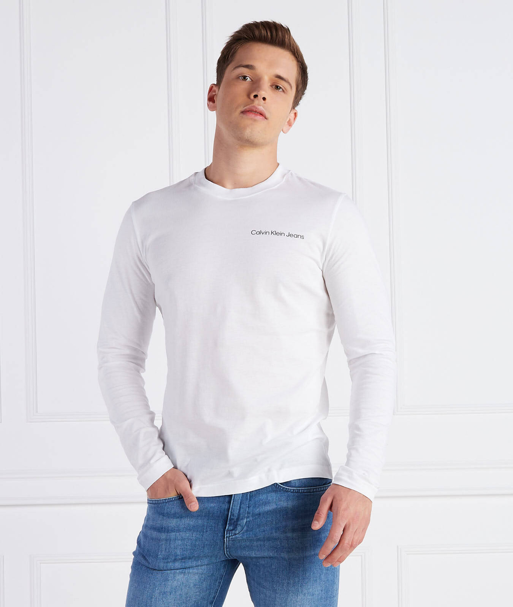 Longsleeve CALVIN KLEIN JEANS - белый(J30J322345)
