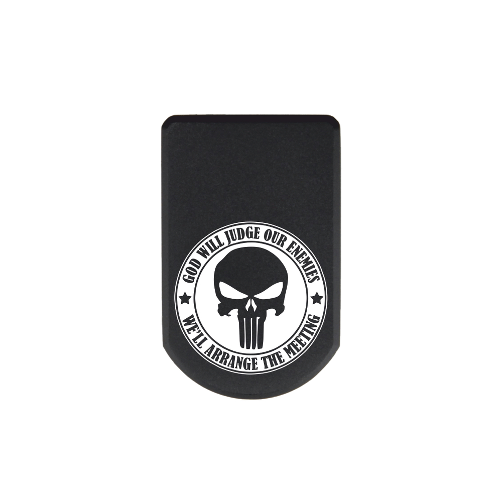 Пятка +3 патрона для магазинов Grand Power, ПЛК, CZ, Tanfoglio с гравировкой Каратель