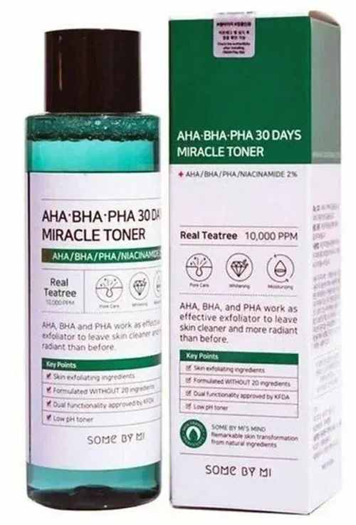 Some By Mi Тонер с 3 видами кислот и ниацинамидом - AHA-BHA-PHA 30days miracle toner, 150мл
