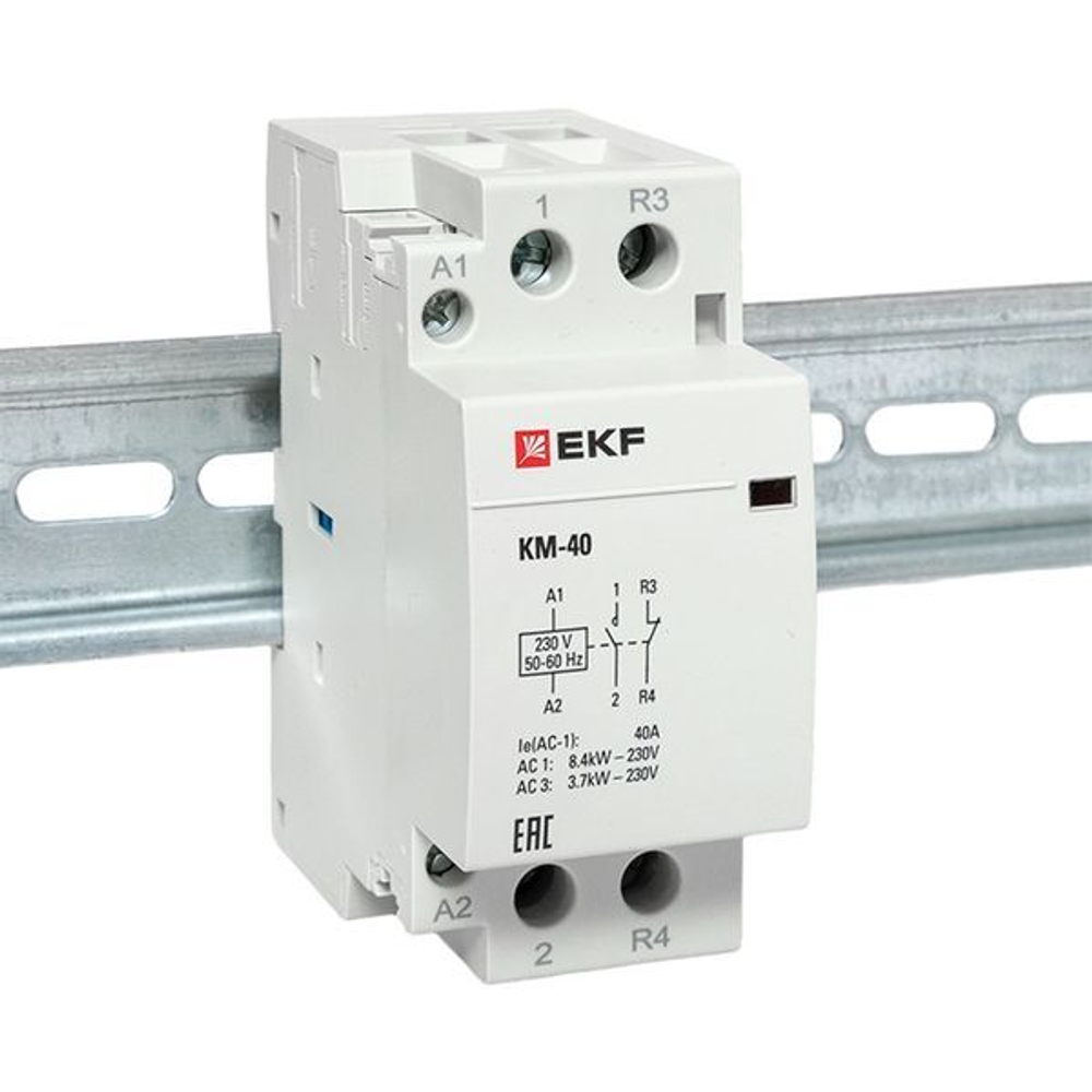 Контактор модульный КМ 40А NО+NC (2 мод,) EKF PROxima