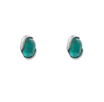 Серьги пусеты Ciclon DAILA TURQUESA A232613-12 G/S
