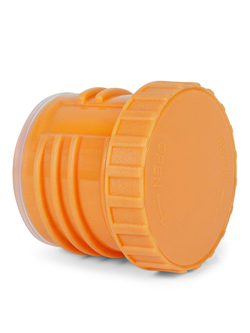 Термос Relaxika 101 (0,75 литра), желтый (стикерпак "Морской")