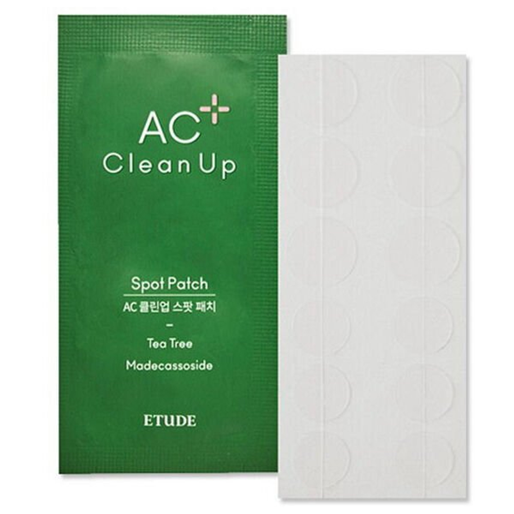 Точечные патчи с экстрактом чайного дерева ETUDE HOUSE Ac Clean Up Spot Patch 12 шт