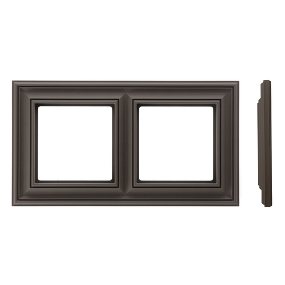Рамка 2 поста LIREGUS RETRO K14-345-02.R/ON31 коричневая матовая