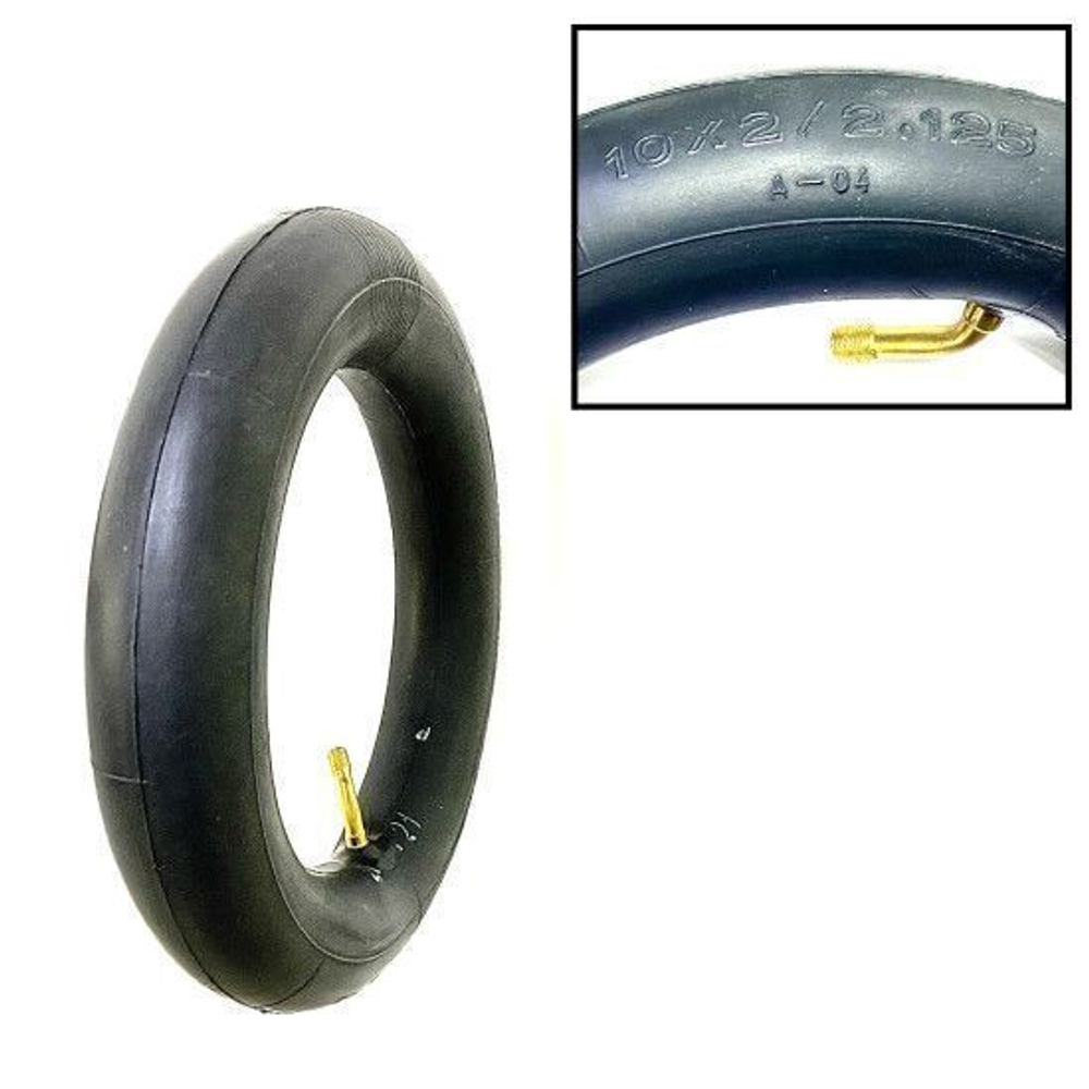 Камера 10х2,125 кривой ниппель для электросамокатов