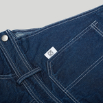 Denim Loose Fit Overall Dark-Blue