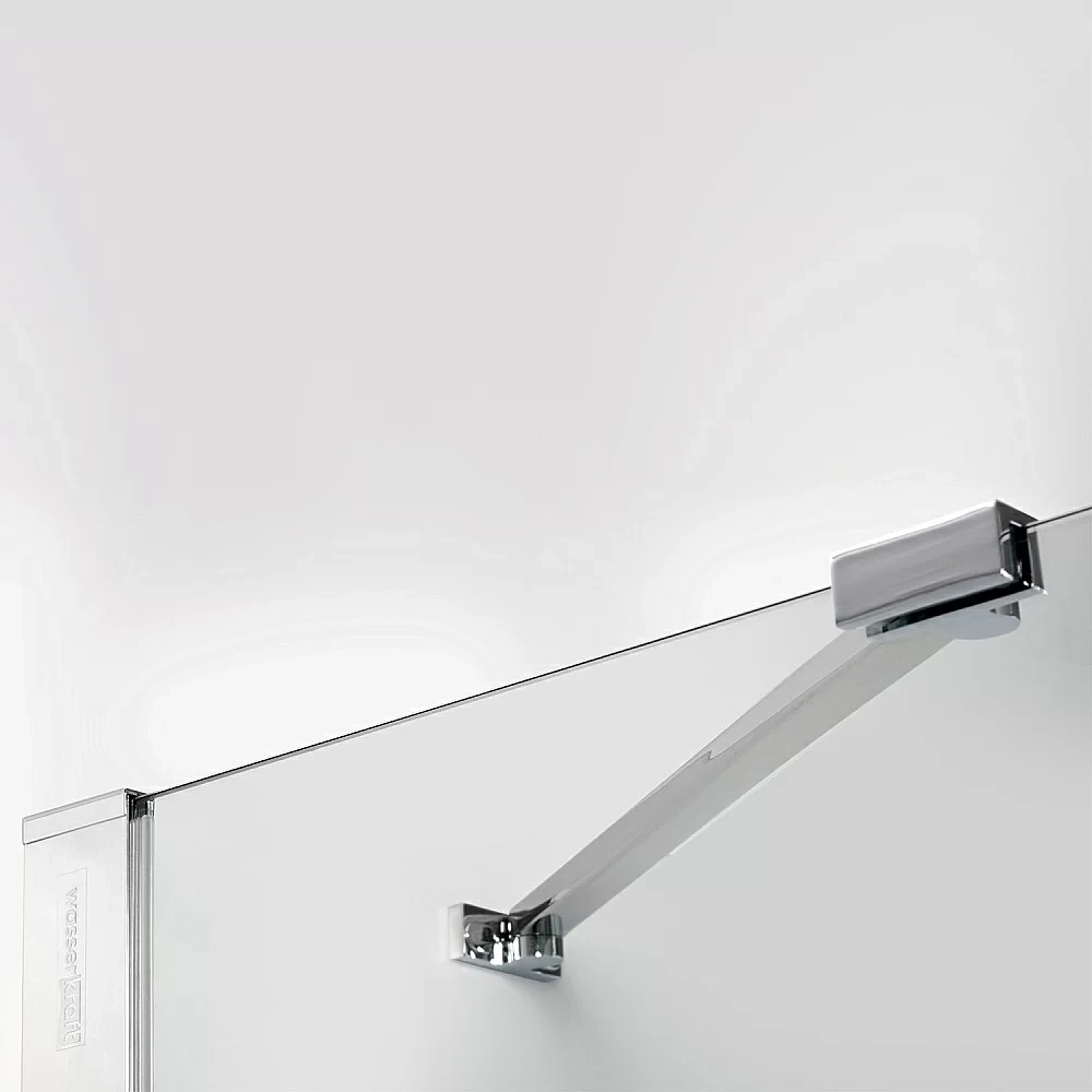 Душевой уголок WasserKRAFT Aller 10H07 120x90 профиль хром/декор черный