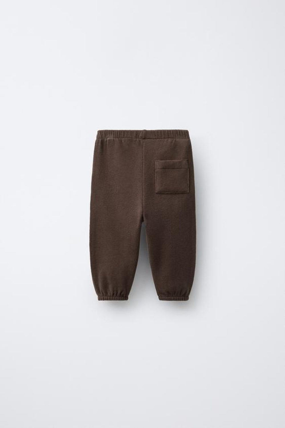 ZARA БРЮКИ-ДЖОГГЕРЫ SOFT TOUCH, КОРИЧНЕВЫЙ