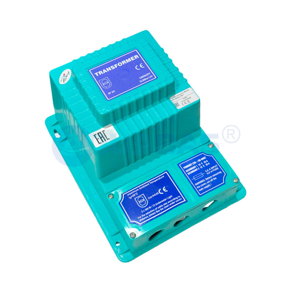 Трансформатор 2х300Вт = 600Вт Gemas IP65 (05063)