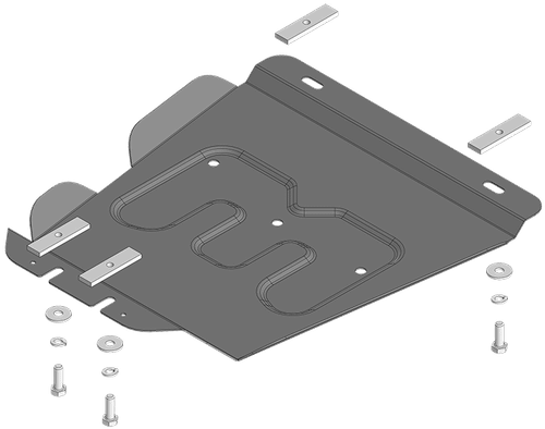 Защита КПП. 2 мм, Сталь. для Jac T8 2019-н.в., Motodor.78320