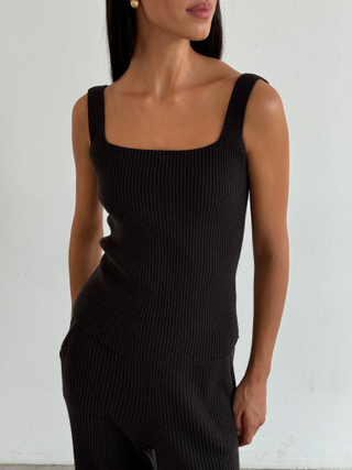 Топ SORAYA, тёмный шоколад