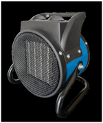 Тепловентилятор СОЮЗ ТВС-2023МК, 2 кВт, 30 м², синий