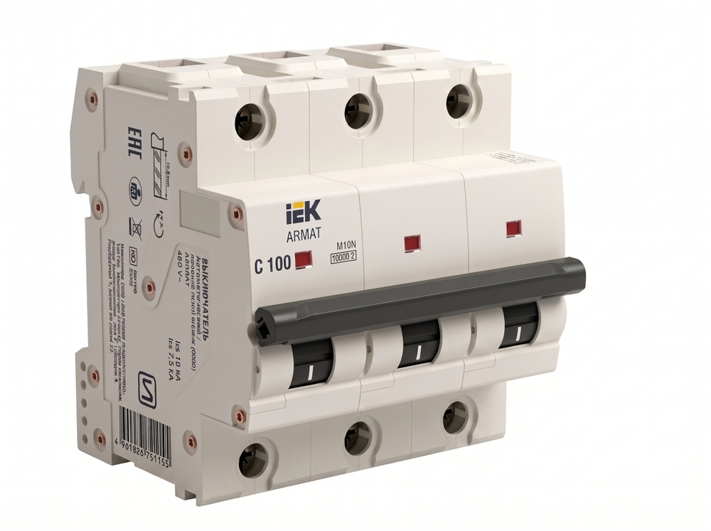 Авт. выкл. 3P C 100А M10H ARMAT IEK AR-M10H-3-C100