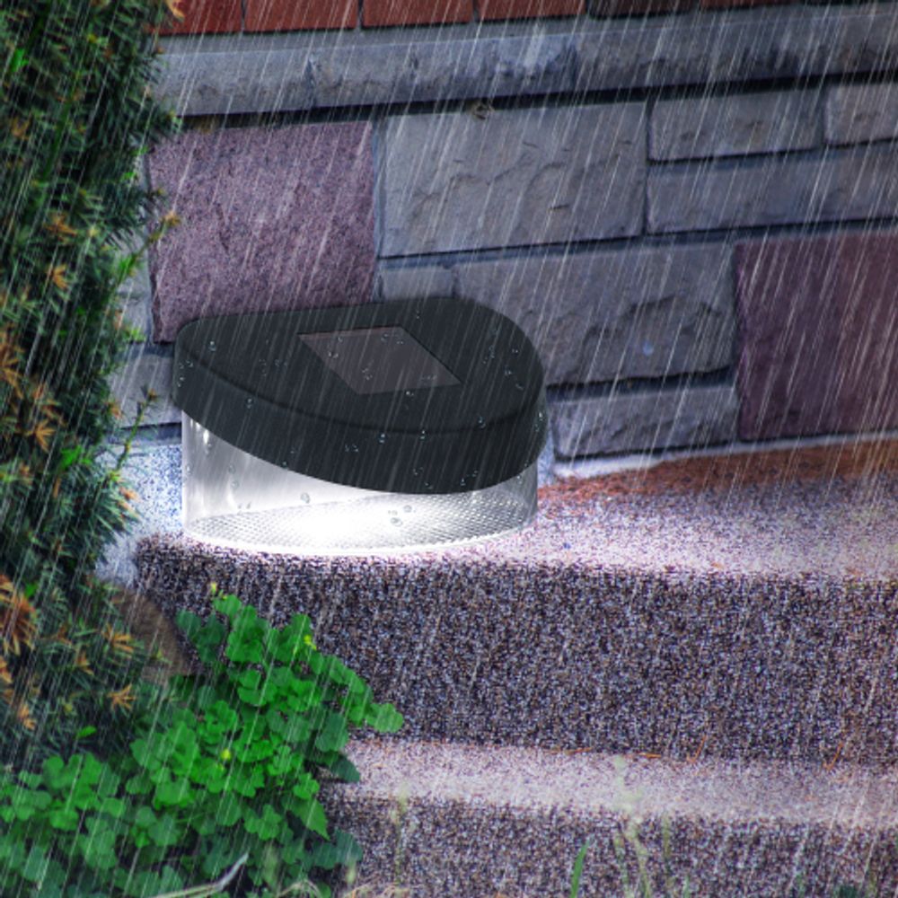 SL-PL8-MNT1 ЭРА Садовый светильник на солнечной батарее, пластик, черный, 5,5 см